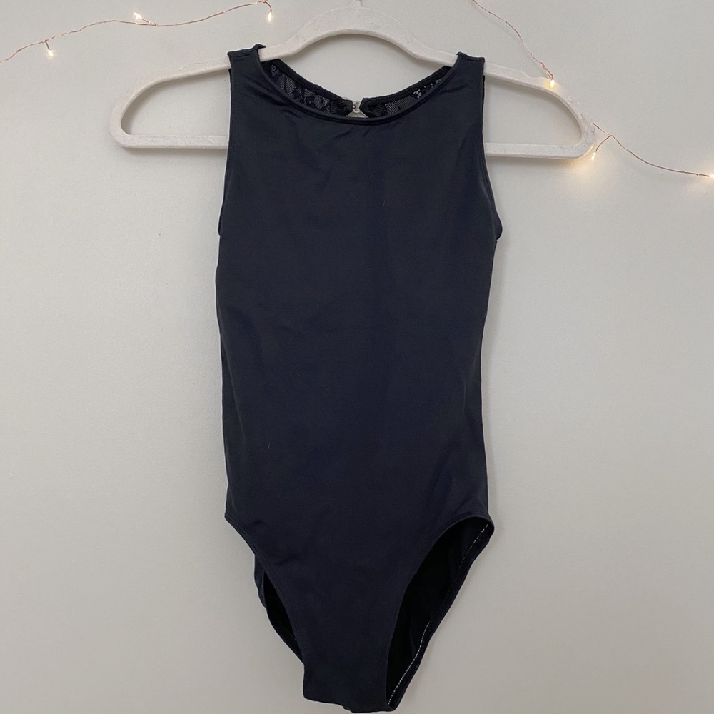 Ainsliewear Lace Clasp-Back Leotard